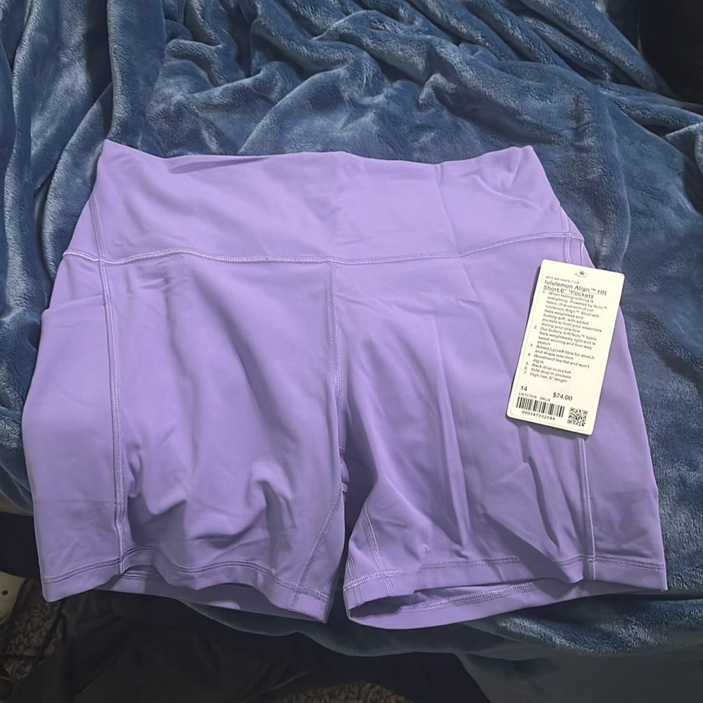 Lululemon align HR short 6” with Pockets